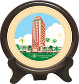 Kỷ niệm chương - biểu trưng gỗ + đồng